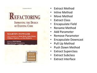 ENCAPSULATE CREATION WITH
FACTORY
Code!
 