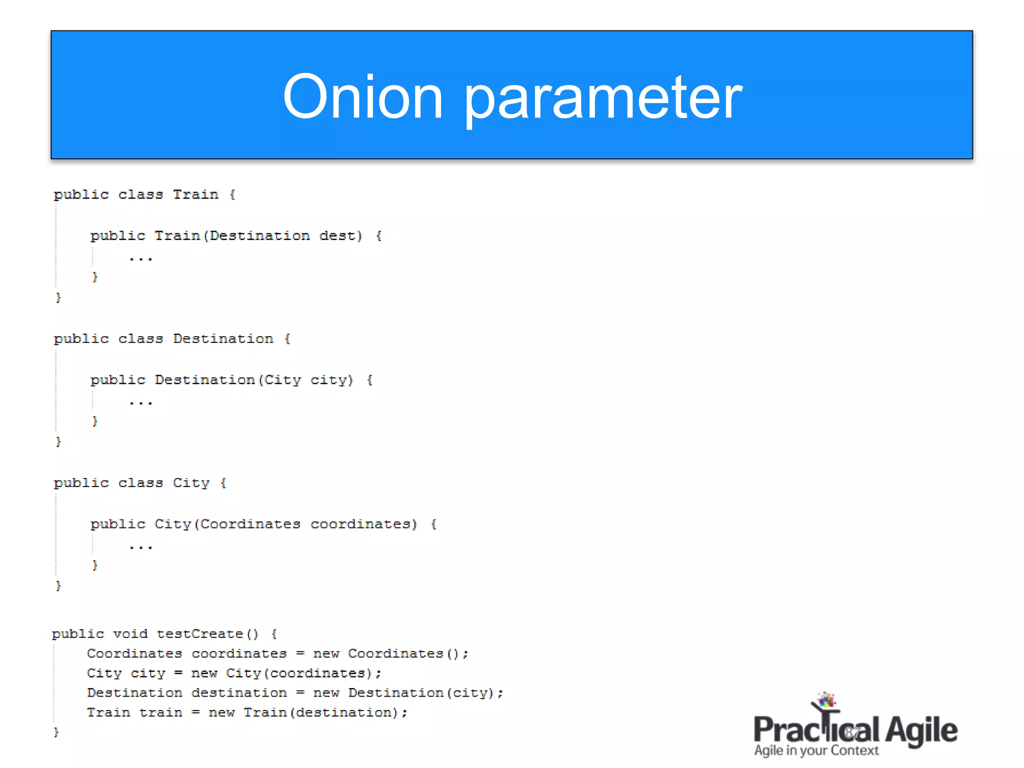 87
Onion parameter
 