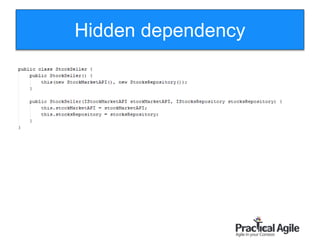 82
Hidden dependency
 