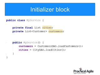 92
Initializer block
 
