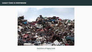 Legacy Code is everywhere
Depiction of legacy code
 