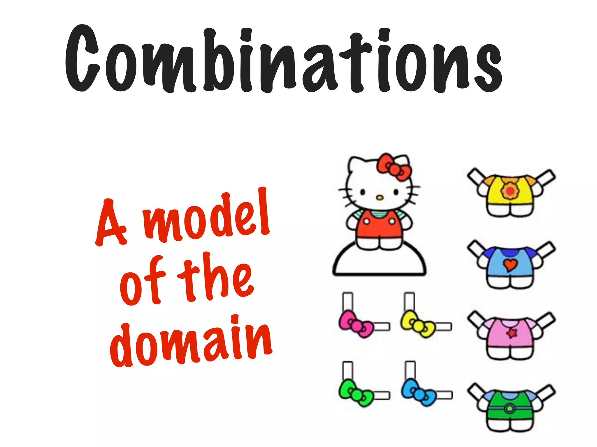 Combinations
mo de l
A
of the
dom a i n

 