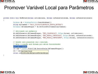 Promover Variável Local para Parâmetros 