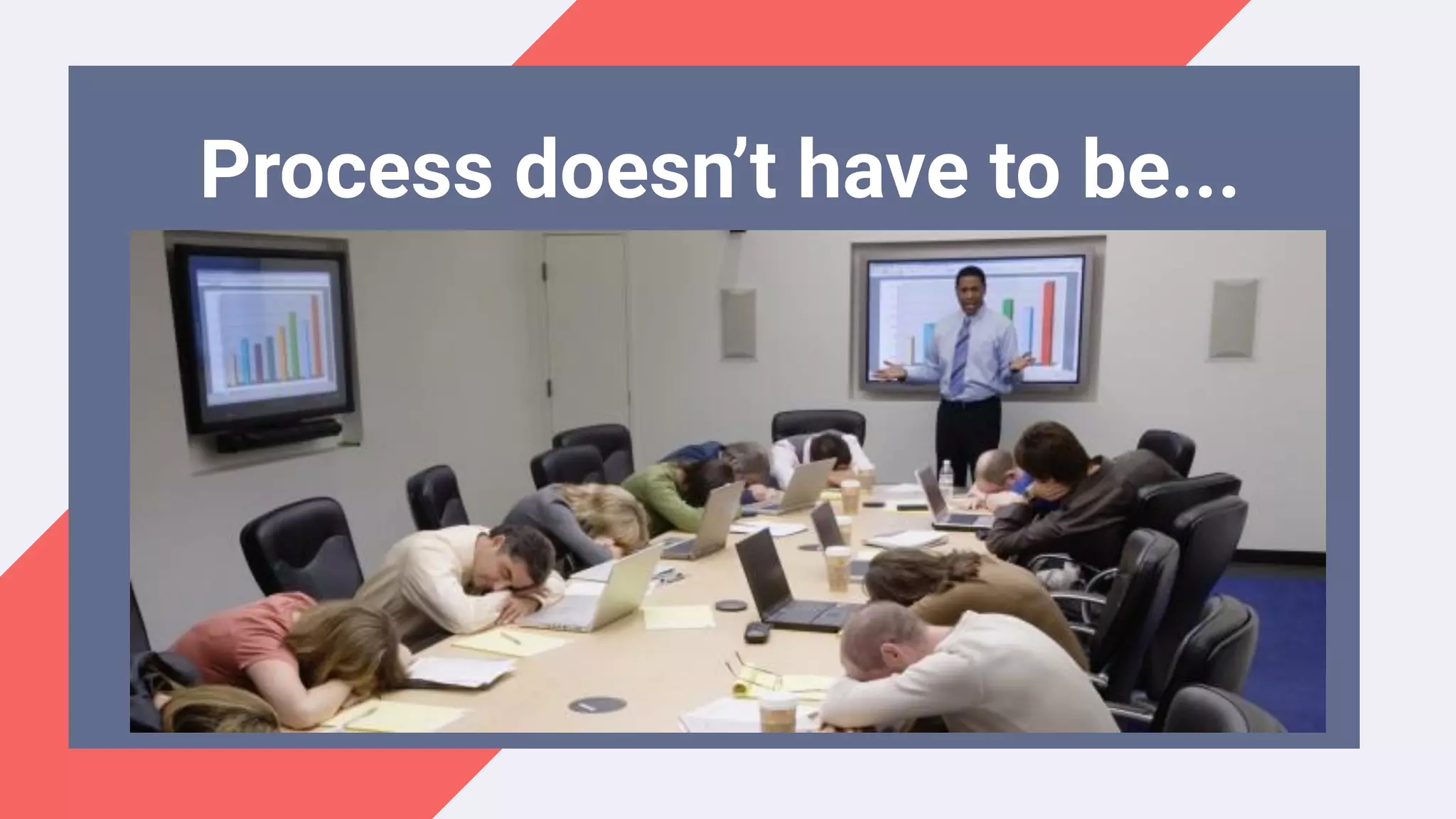 Process doesn’t have to be...
 