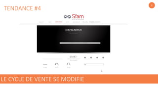 9
LE CYCLE DE VENTE SE MODIFIE
TENDANCE #4
 