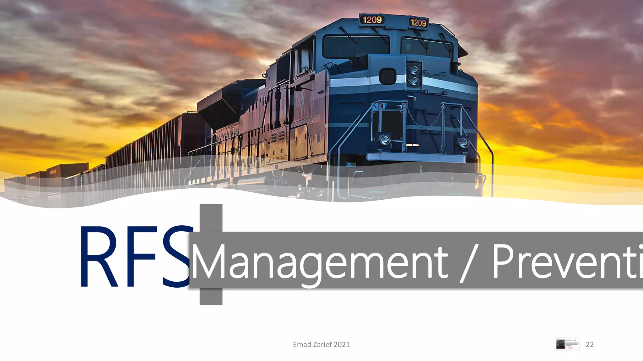 Emad Zarief 2021 22
RFSManagement / Preventi
 