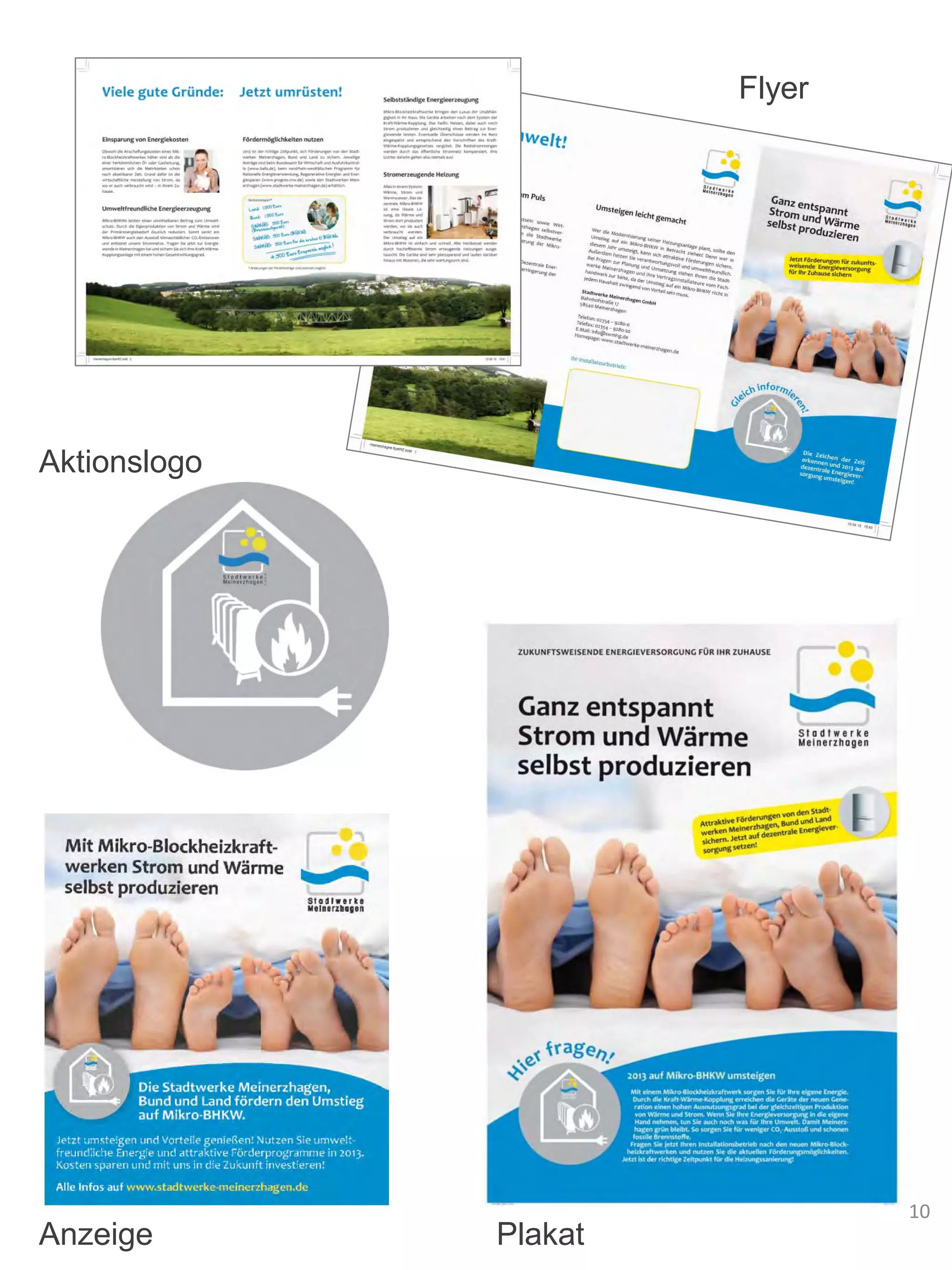 Anzeige
Flyer
Aktionslogo
10
Plakat
 