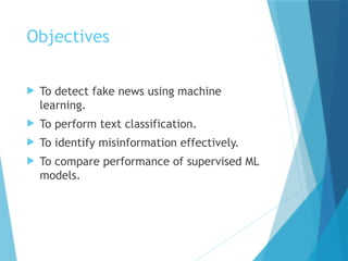 Fake News Detection Using Supervised Machine Learning Models for Text ...