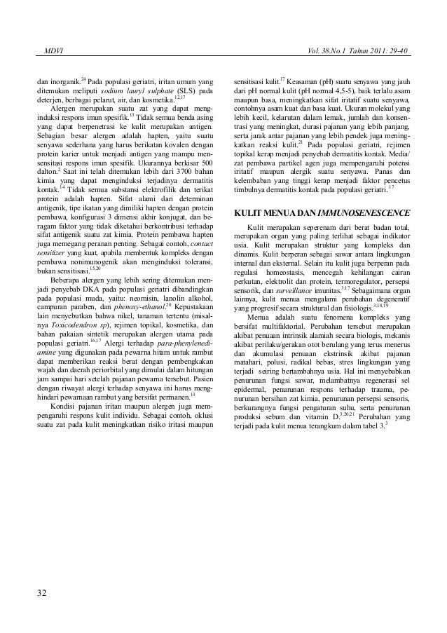 dermatitis kontak, geriatri, DKI, DKA