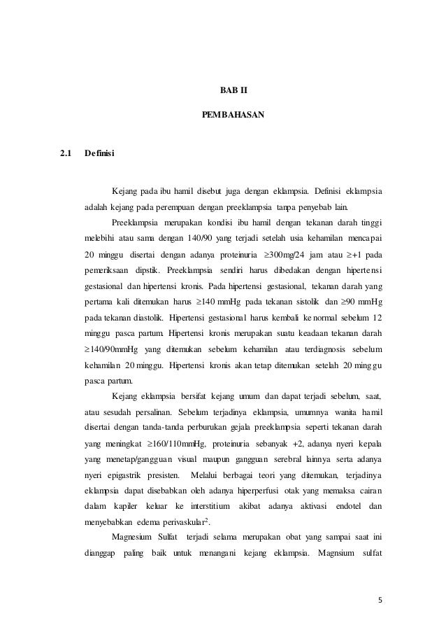 Referat penanganan dan tata laksana kejang pada kehamilan 