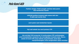 Poin Kunci AED
 