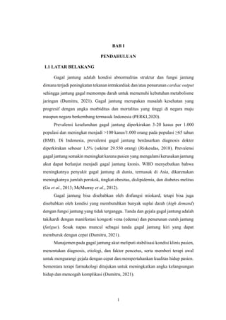 Referat guideline acute and chronic heart failure 2021 | PDF