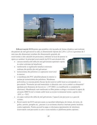 Referat rezervoare apa | DOC