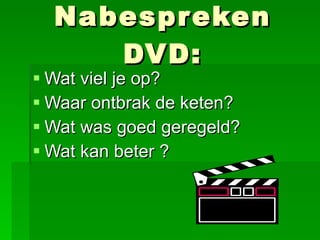 Nabespreken DVD: ,[object Object],[object Object],[object Object],[object Object]