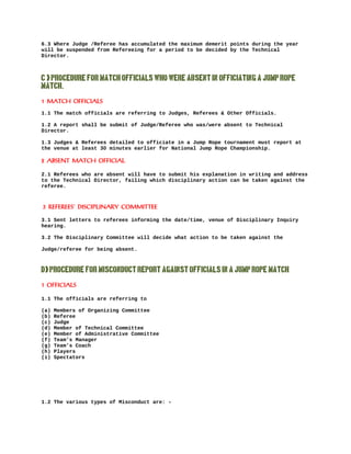 Referees Code Of Ethics | PDF