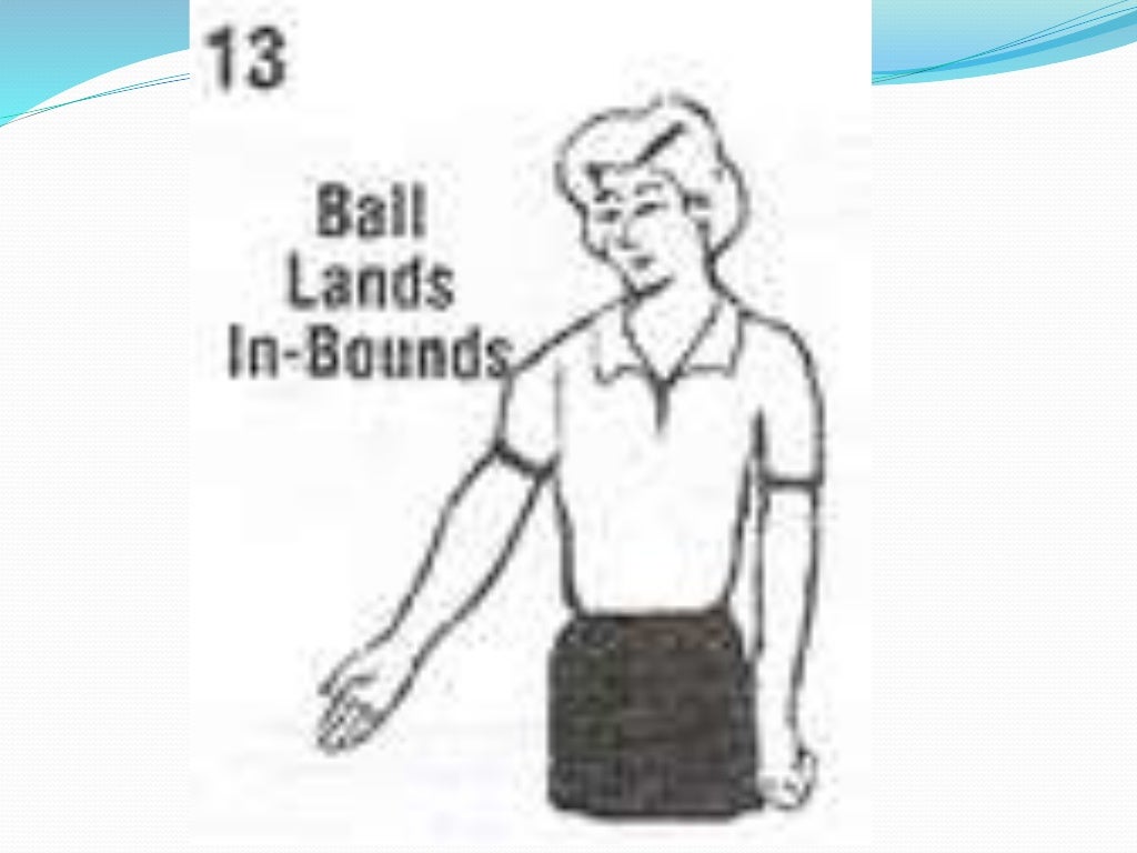 Volleyball second referee hand signals ringfiko