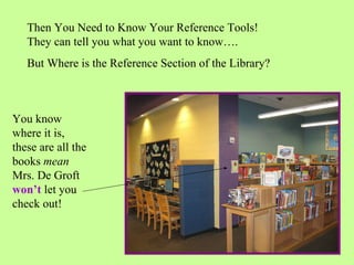Reference Section In Library Example Reference In the Library | PPT