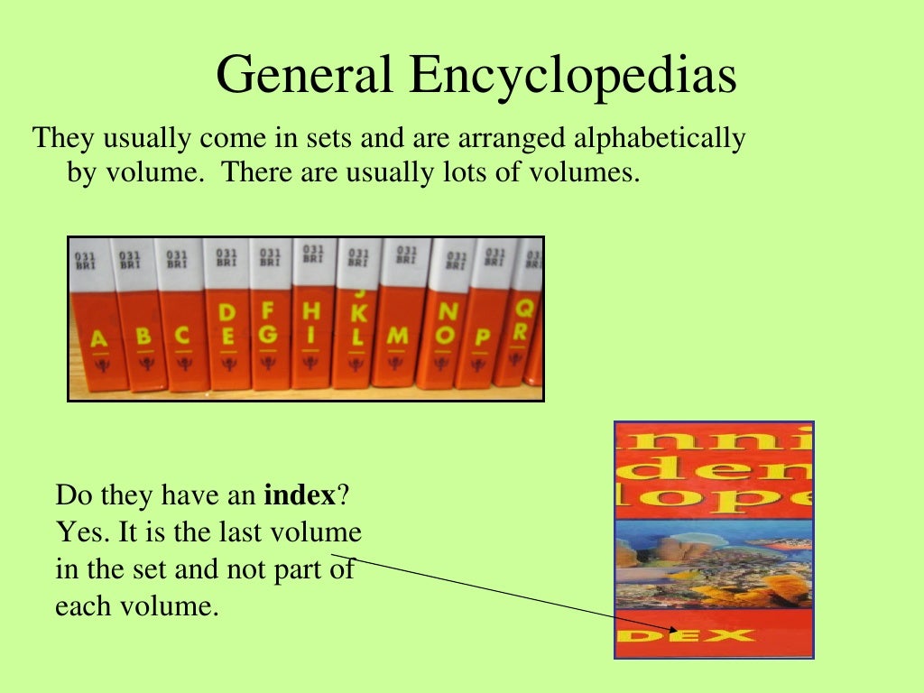 Reference In the Library