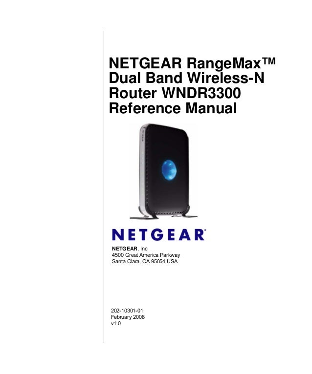 Reference Manual For The Netgear Rangemax Wireless Router Wpn