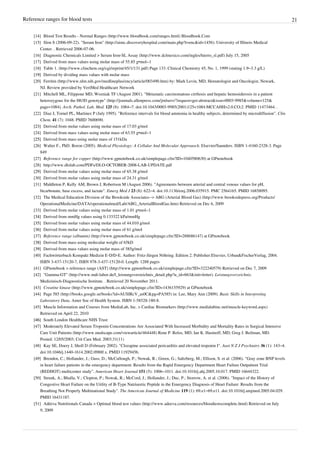 Reference ranges-for-blood-tests | PDF