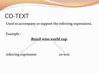Reference and inference | PPTX