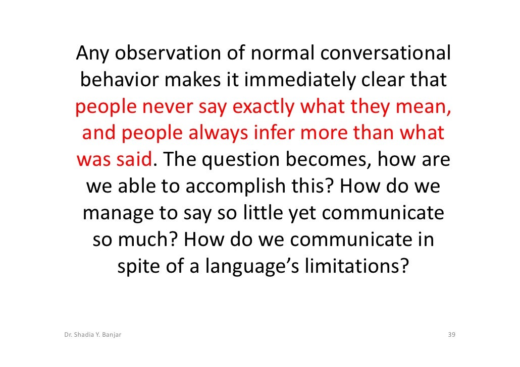 Reference And Inference By Dr Shadia Pptx