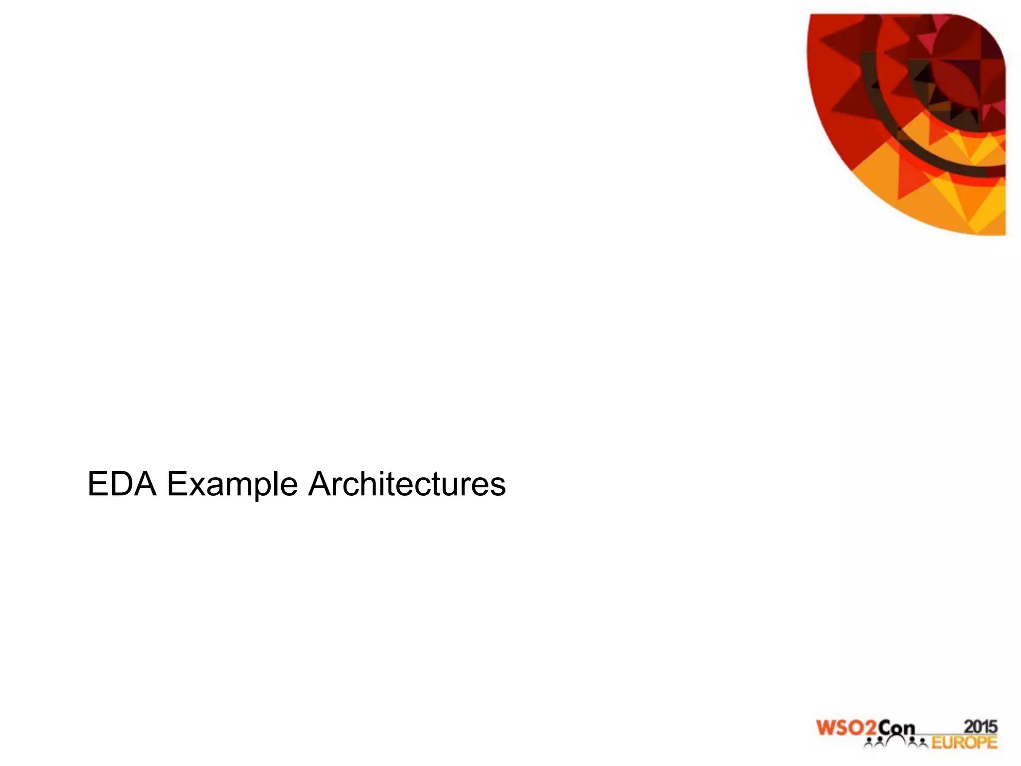 EDA Example Architectures
 