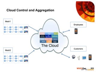 Cloud Control and Aggregation
Mesh1
The Cloud
Mesh2
Customers
Employees
 