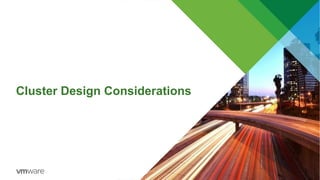 Cluster Design Considerations
 