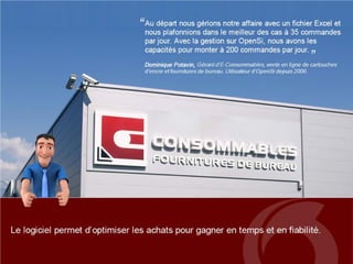 Cas client OpenSi : site E-Consommables.fr