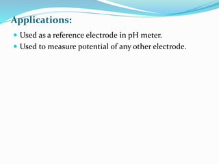 Engineering Chemistry Module 1 : Reference Electrodes