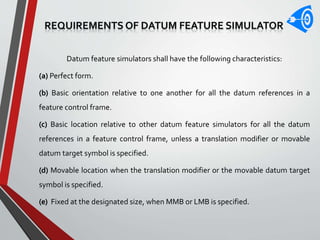 Datums and Datum Targets | PPTX
