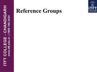 Reference Groups
 