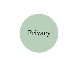 Privacy
 