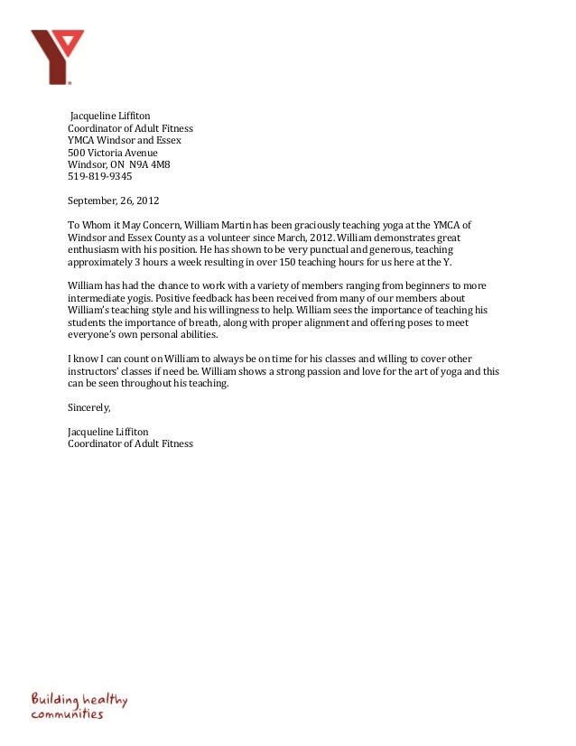 reference letter jacqueline m2013 jacqueline liffiton coordinator of adult fitness ymca windsor and essex 500 victoria avenue windsor on
