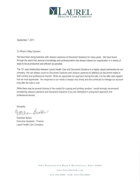 professional recommendation letter service