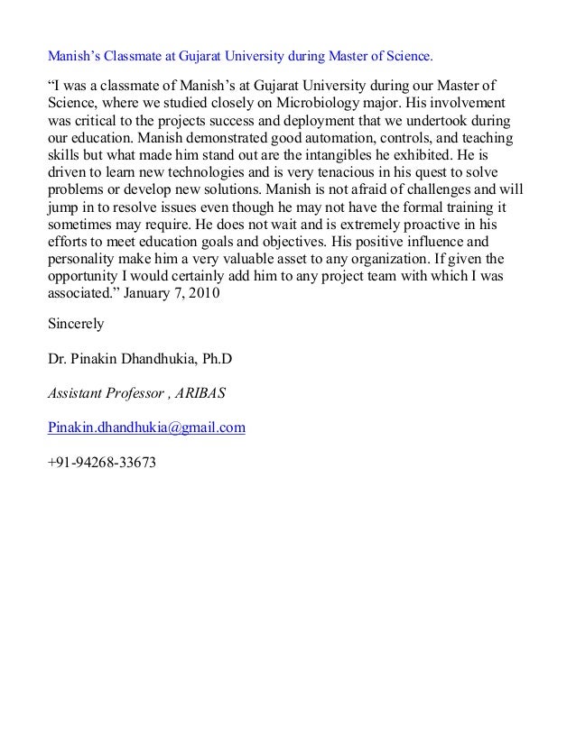 letter of recommendation for classmate magdalene project org classmate recommendation letter sample