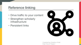 Getting started with Reference Linking Slide 4