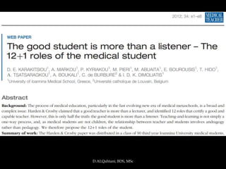 D.ALQahtani; BDS, MSc
 