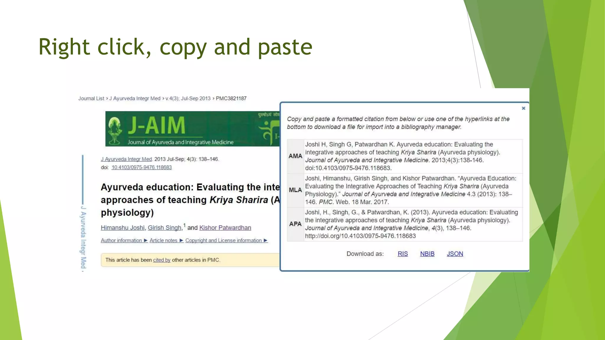 Right click, copy and paste
 