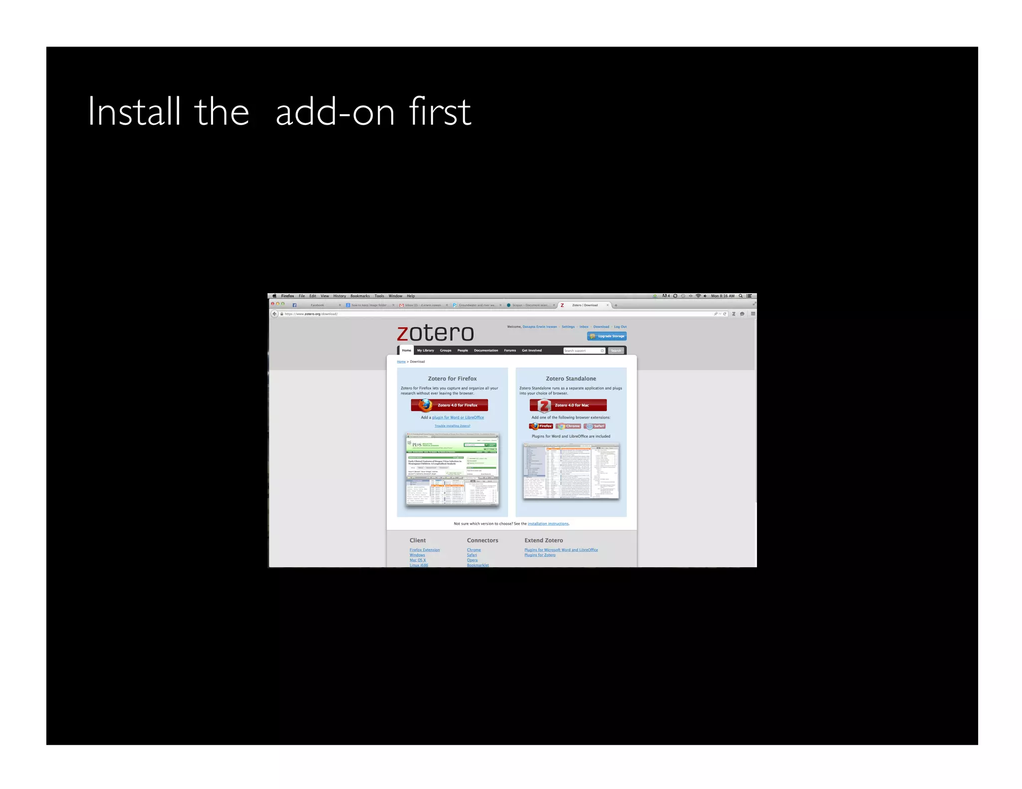 Install the add-on first
 