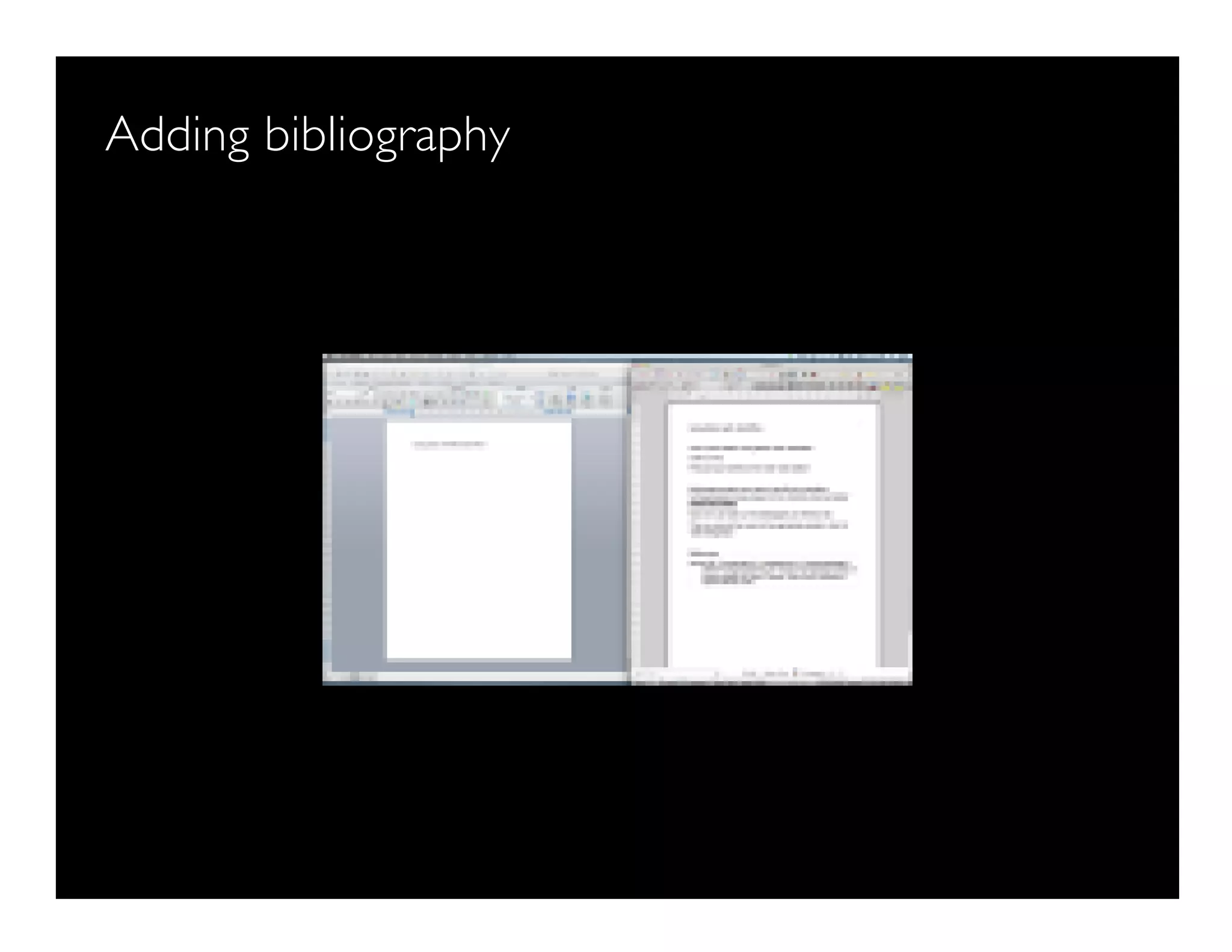 Adding bibliography
 