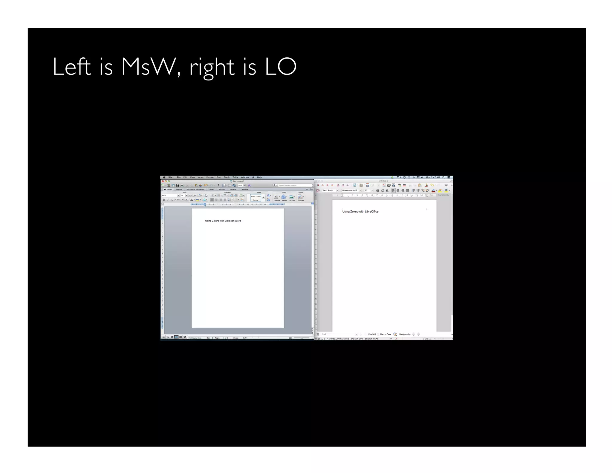 Left is MsW, right is LO
 