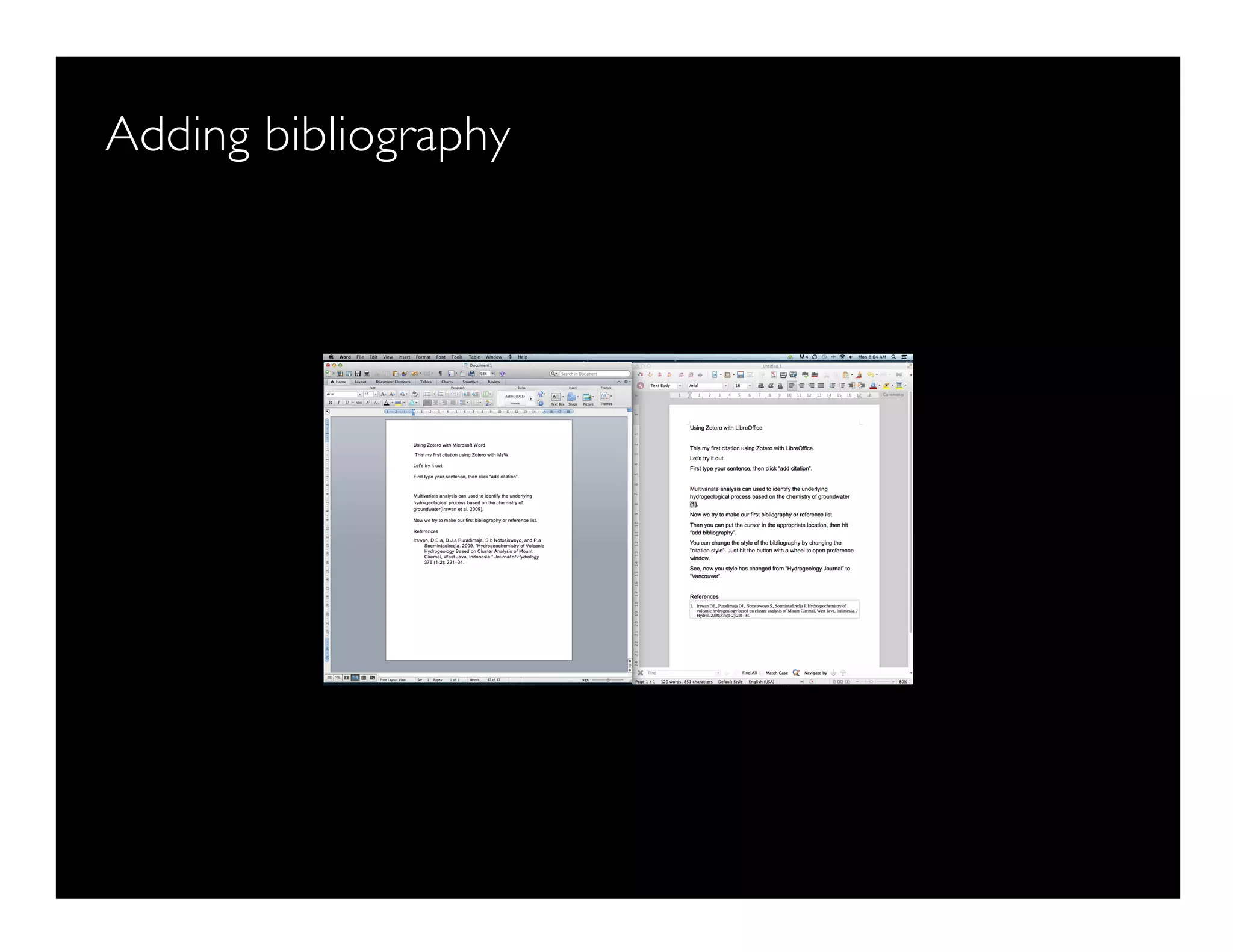 Adding bibliography
 