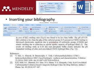 Manuscript Reference Reference management in manuscript writting | PPTX