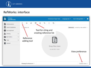 Reference management tools | PPTX