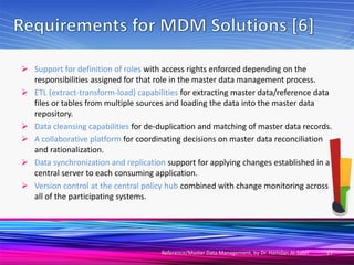 Reference master data management | PDF