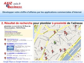 2. Résultat de recherche  pour plombier  à proximité  de l’adresse 