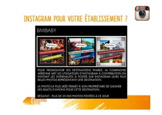 Instagram pour votre établissement ?
 