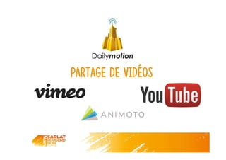 Partage de vidéos
 